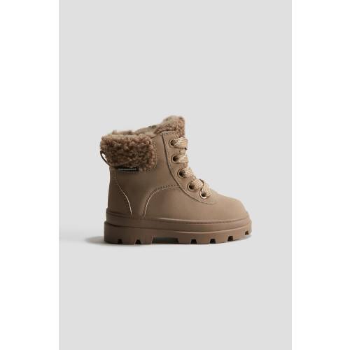 WATERPROOF LACE-UP BOOTS