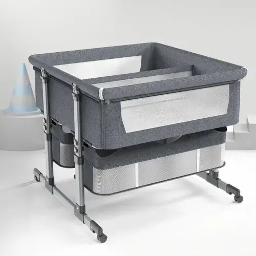 Bedside Bassinet for Twins