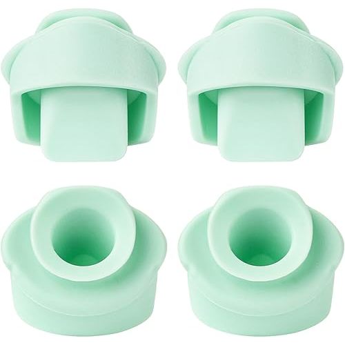 Duckbill Valve Replacement Compatoble with Elvie Breast Pump - 4 Pack Food-Grade Silicone Duck Bill Valves Spare Accessories Replacement Ccompatoble with Elvie Wearable Breastfeeding Breast Pump
