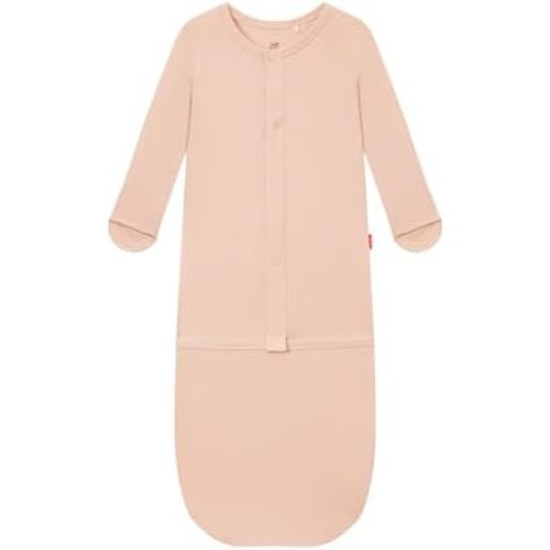 Baby Sleeper Gown Bamboo Viscose Infant Gowns Unisex Baby Sack Sleepers with Mittens & Convertible Pouch