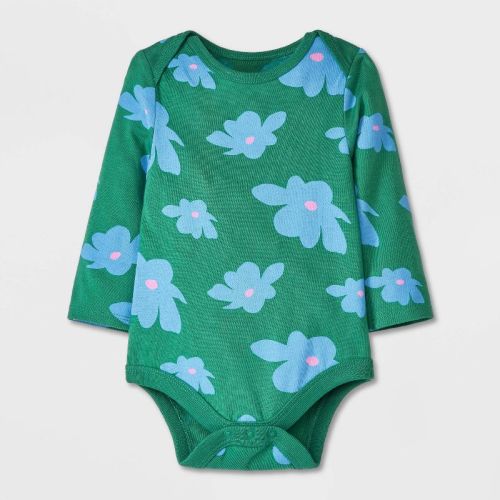 Printed Long Sleeve Bodysuit (3-6m)