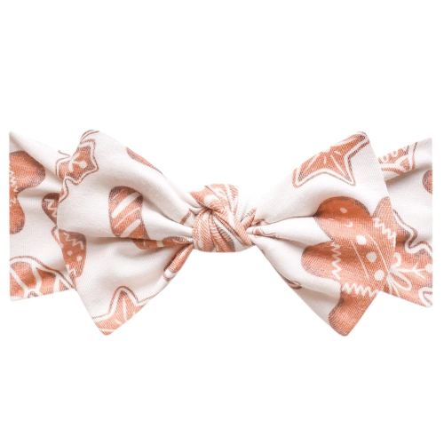 Copper Pearl Baby Stretchy Soft Knit Headband Bow 'Gingerbread' - 1 Count (Pack of 1)