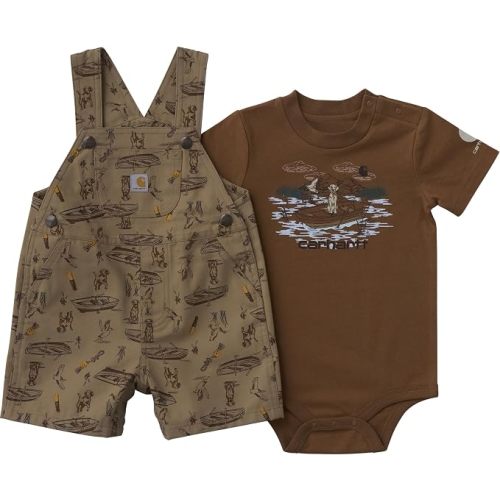 Carhartt Baby Boys' Short Sleeve Bodysuit (9 Months)