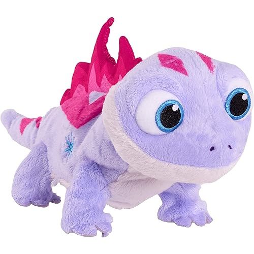 Disney Frozen 2 Walk & Glow Bruni The Salamander, Lights and Sounds Stuffed Animal, Officially Licensed Kids Toys for Ages 3 Up by Just Play