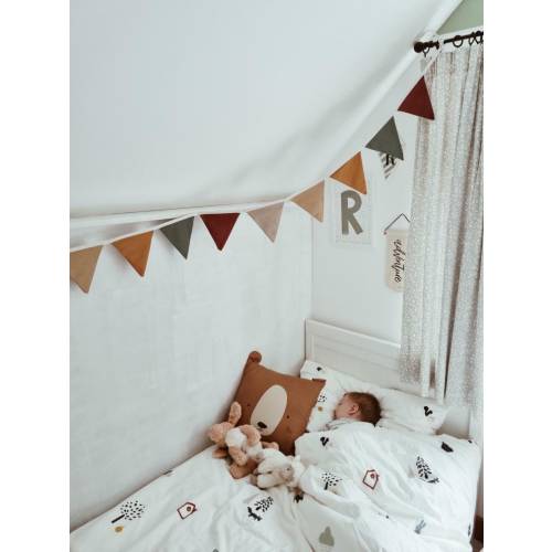 Earthy Tone Bunting Nature Bunting Scandi Bunting Nursery Bunting Autumnal Bunting Christmas Bunting Autumnal Decor Nursery Garland Christma