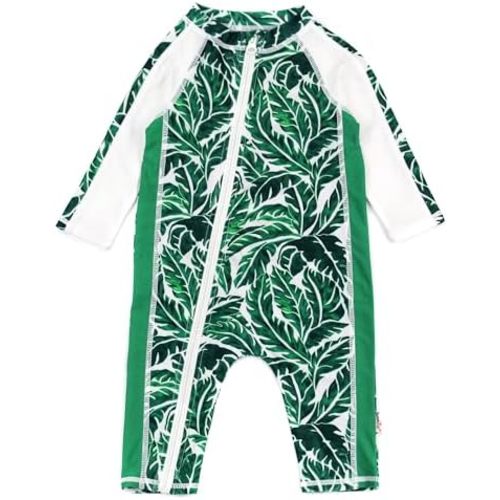 SwimZip Long-Sleeve UPF 50+ Swimsuit for Baby, Toddler