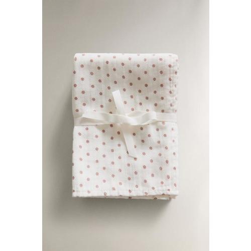 SET OF CHILDREN’S MINI FLORAL MUSLIN CLOTHS (SET OF 3)