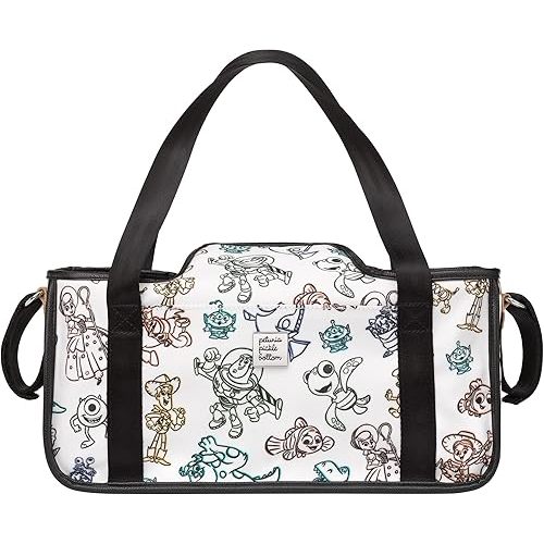 Petunia Pickle Bottom Wander Stroller Caddy | Perfect Baby Caddy to Keep Everything Organized | Multiple Carry Positions - Fits Most Strollers | Disney & Pixar Playday