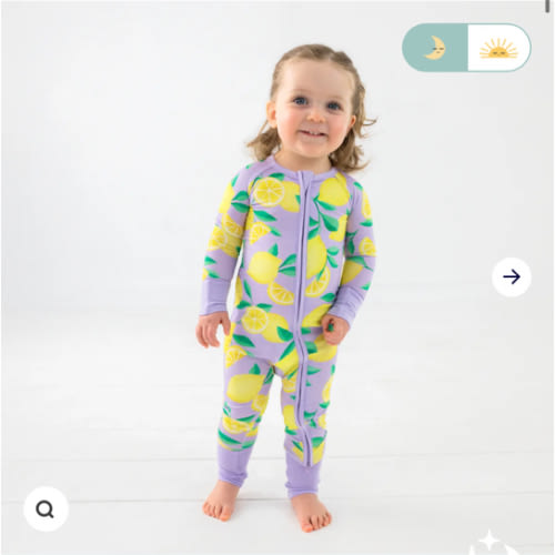 Lavender Sunny Citrus Zippy – Little Sleepies