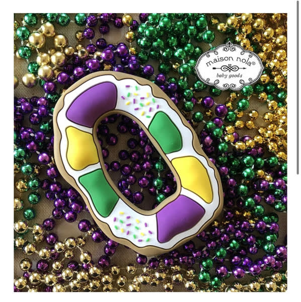 King Cake Silicone Teether | Maison Nola