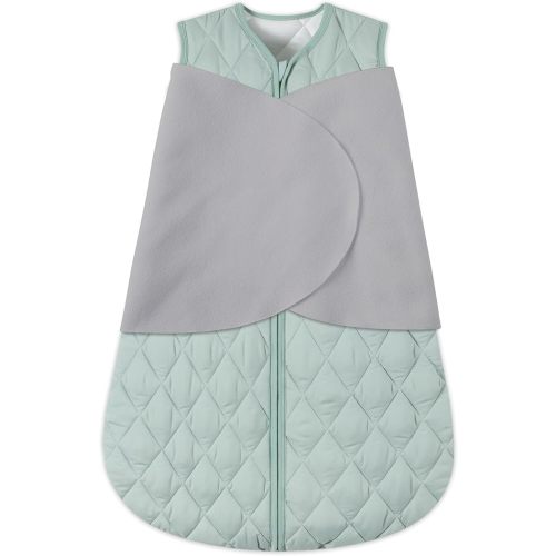 Newborn Sleep Sack Baby Swaddle,3-Way Adjustable Wearable Blanket,Swaddling Sleeping Bag,TOG 2.5 (Green, 3-6 Months)