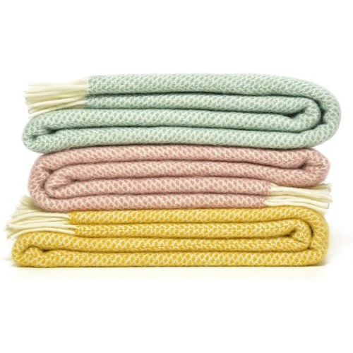 Mornington Wool Baby Blanket, Duck Egg - Britannical | Maisonette