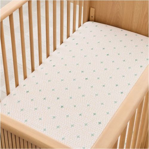 Star & Dots Crib Fitted Sheet