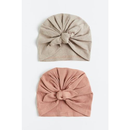 2-pack Knot-detail Hats