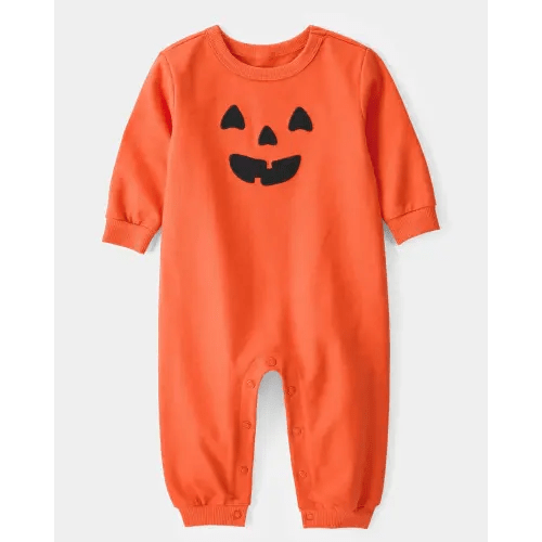 Baby Halloween Pumpkin Jumpsuit - Orange - Carter's | Carter's
