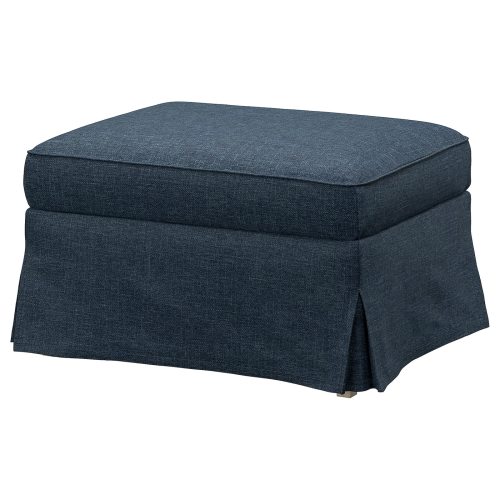 UPPLAND Ottoman with storage - Kilanda dark blue