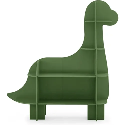Dinosaur Bookcase - Greenguard Gold Certified, Fern Green