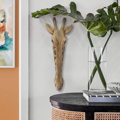 Design Toscano Animal Mask of the Savannah Giraffe Wall Sculpture "& Reviews" | Wayfair