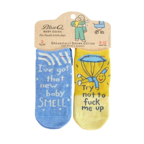 Blue Q Baby Smell/F*ck Up Socks Set Garland