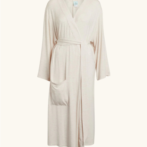 Matchy Matchy Bamboo Maternity Robe in Oatmeal Marle – ergoPouch AU