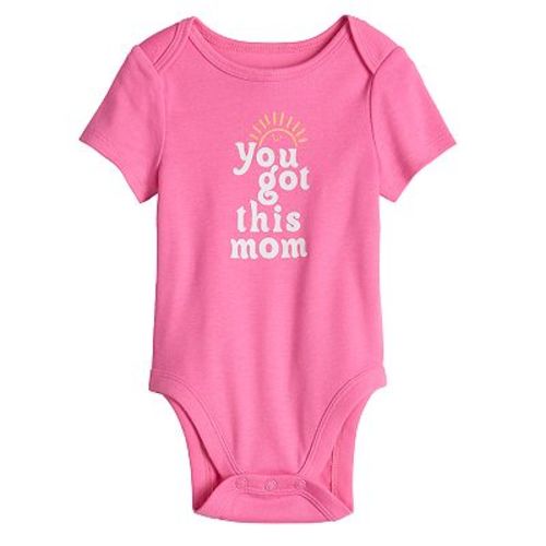 Baby & Toddler Jumping Beans® You Got This Mom Lapped Shoulder Bodysuit