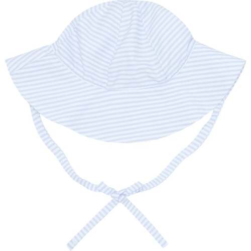 Powder Blue Stripe Sun Hat - Minnow | Maisonette
