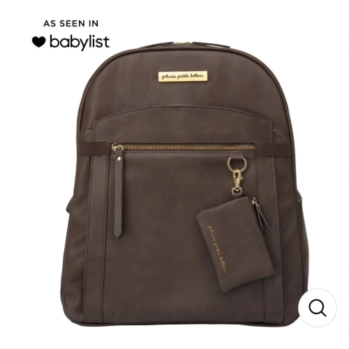 2-in-1 Provisions Breast Pump & Diaper Bag Backpack in Saddle