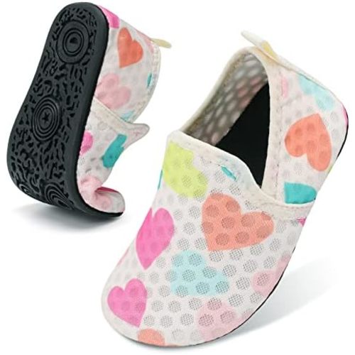 Lefflow Toddler Water Shoes Kids Quick Dry Beach Swim Socks Shoes Baby Non Slip House Slippers
