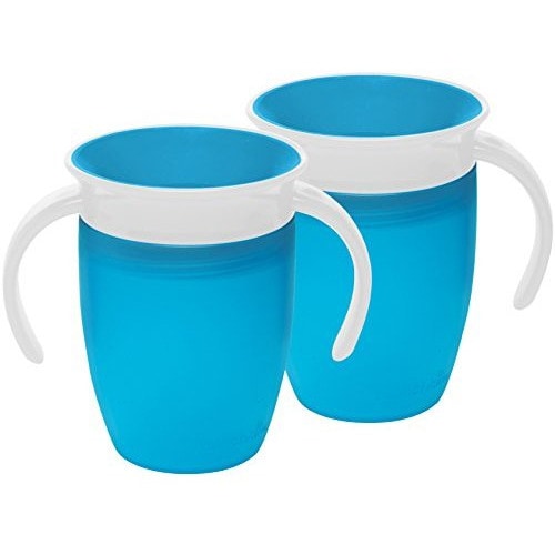 Munchkin Miracle 360 Trainer Cup, Blue, 7 Ounce, 2 Count