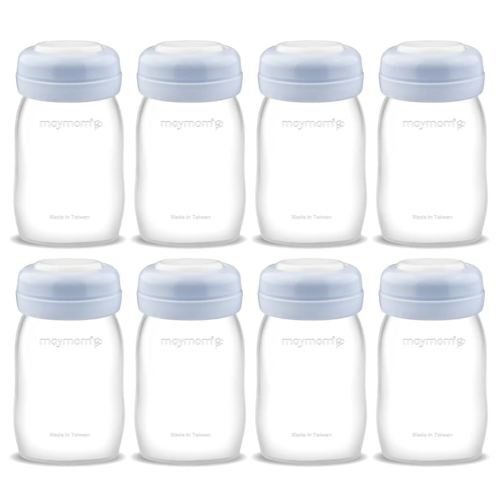 Maymom Wide Neck Breastmilk Bottle 5.4 oz - 8 Count