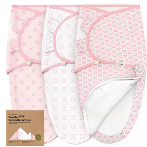 3pk Soothe Zippy Baby Swaddles, Newborn Sleep Sacks, Zipper Swaddle, Wearable Swaddle Blanket