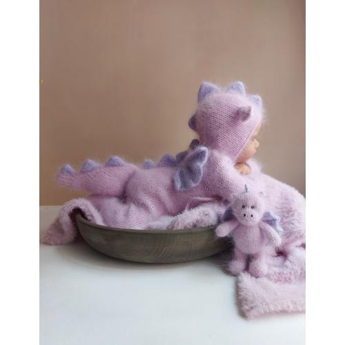 Pre order, cute dragon costume for newborns