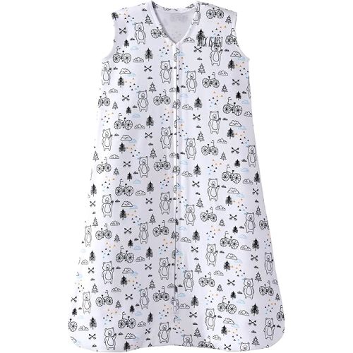 HALO SleepSack, 100% Cotton Wearable Blanket, Swaddle Transition Sleeping Bag, TOG 0.5, Huggy Bears, Large, 12-18 Months