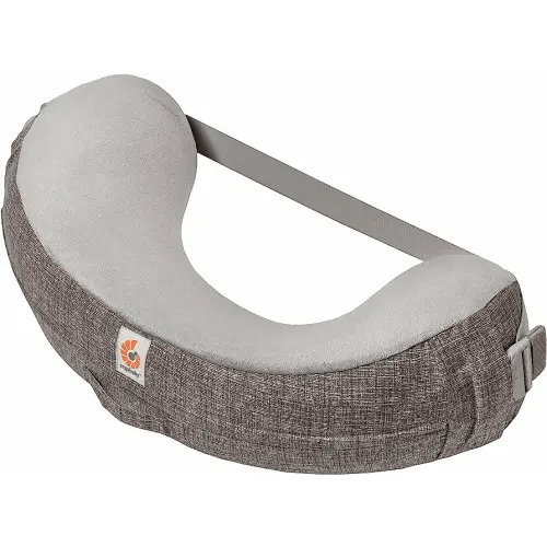 Ergobaby Natural Curve Nursing Pillow with Strap, Grey