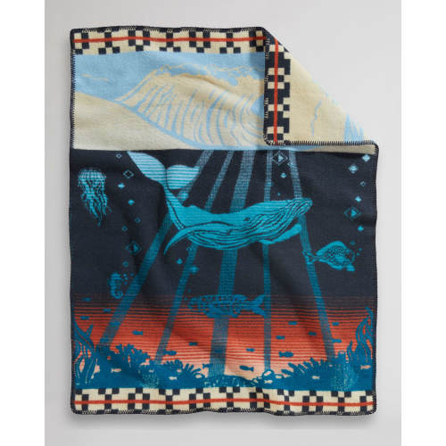 TIDE SCHOOL CRIB BLANKET