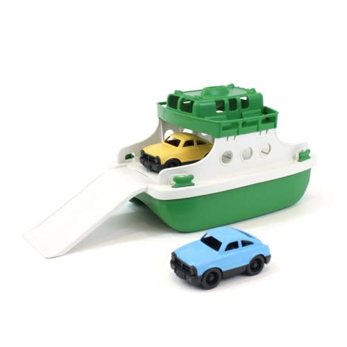 Green Toys Ferry Boat Bathtub Toy - Green/White