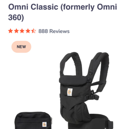 Shop Omni Classic (formally Omni 360) Baby Carrier | Ergobaby