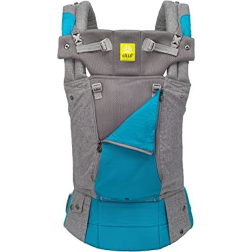 LÍLLÉbaby Complete All Seasons Ergonomic 6-in-1 Baby Carrier Newborn to Toddler - with Lumbar Support - for Children 7-45 Pounds - 360 Degree Baby Wearing - Inward & Outward Facing - Cool Caribbean
