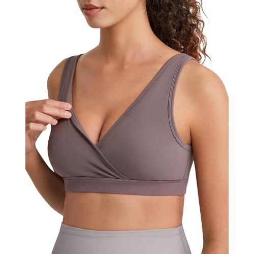 G4Free BareFeel Maternity Bra Wireless Nursing for Breastfeeding V Neck
