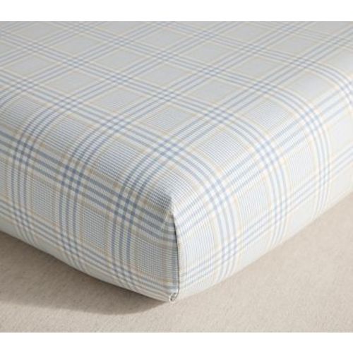 Bria Hammel Plaid Organic Crib Fitted Sheet , Multi