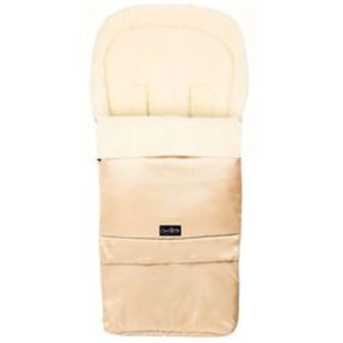 Cover Baby Light Beige Wool Adjustable Footmuff