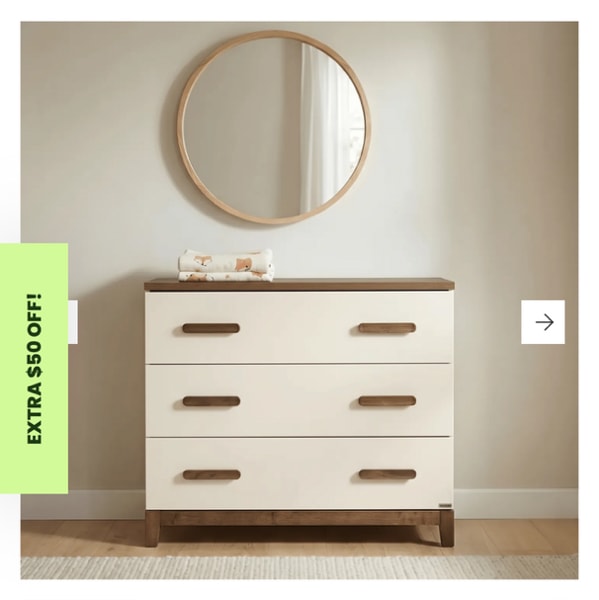 LaLa Little 3-Drawer Dresser
