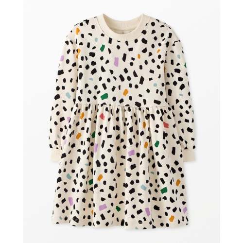 French Terry Long Sleeve Dress | Hanna Andersson