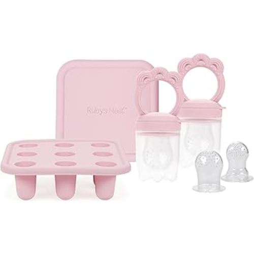 Baby Teether & Pacifier Bundle for Teething Relief, 2 Pack