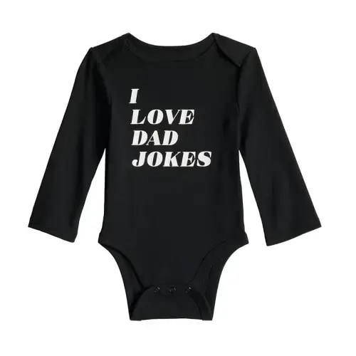 Baby Jumping Beans® Graphic Bodysuit “It Was Grandpa’s Idea” - Size: 9 months