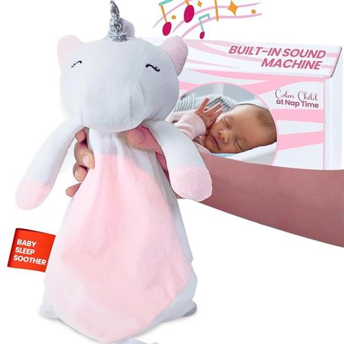 Musical Baby Lovey - White Noise & Lullaby Plush - Calms Fussy Babies, Reduces Night Wakeups & Helps Toddlers Sleep Longer – Proven Sleep Aid for Parents - BPA-Free, Machine Washable, Newborn Gift