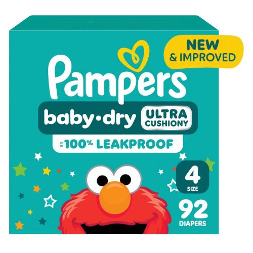 Pampers Baby Dry Diapers Super Pack - NewBorn - 104ct