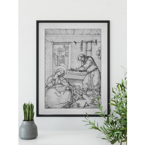 St. Joseph the Worker Print: Holy Family Catholic Art