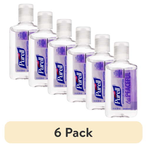 (6 pack) PURELL® Hand Sanitizer Gel, Various Scents, Travel Size Bottle, 1 oz, 1 Count (Adult)