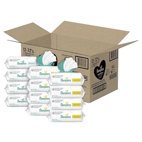 pampers sensitive baby wipes 864 ct OLD